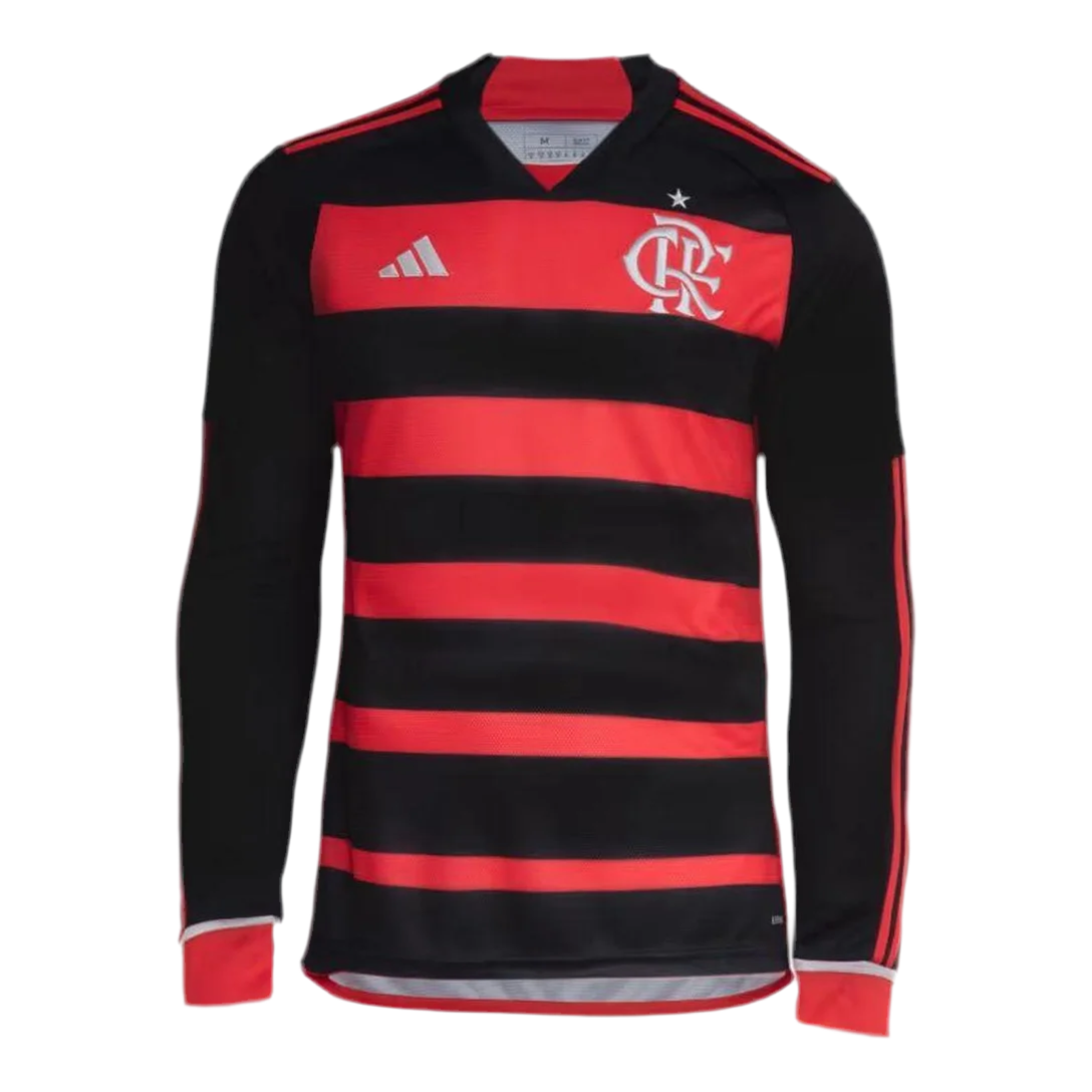 Jersey Long Sleeve Flamengo 24/25 - Rubro Negro