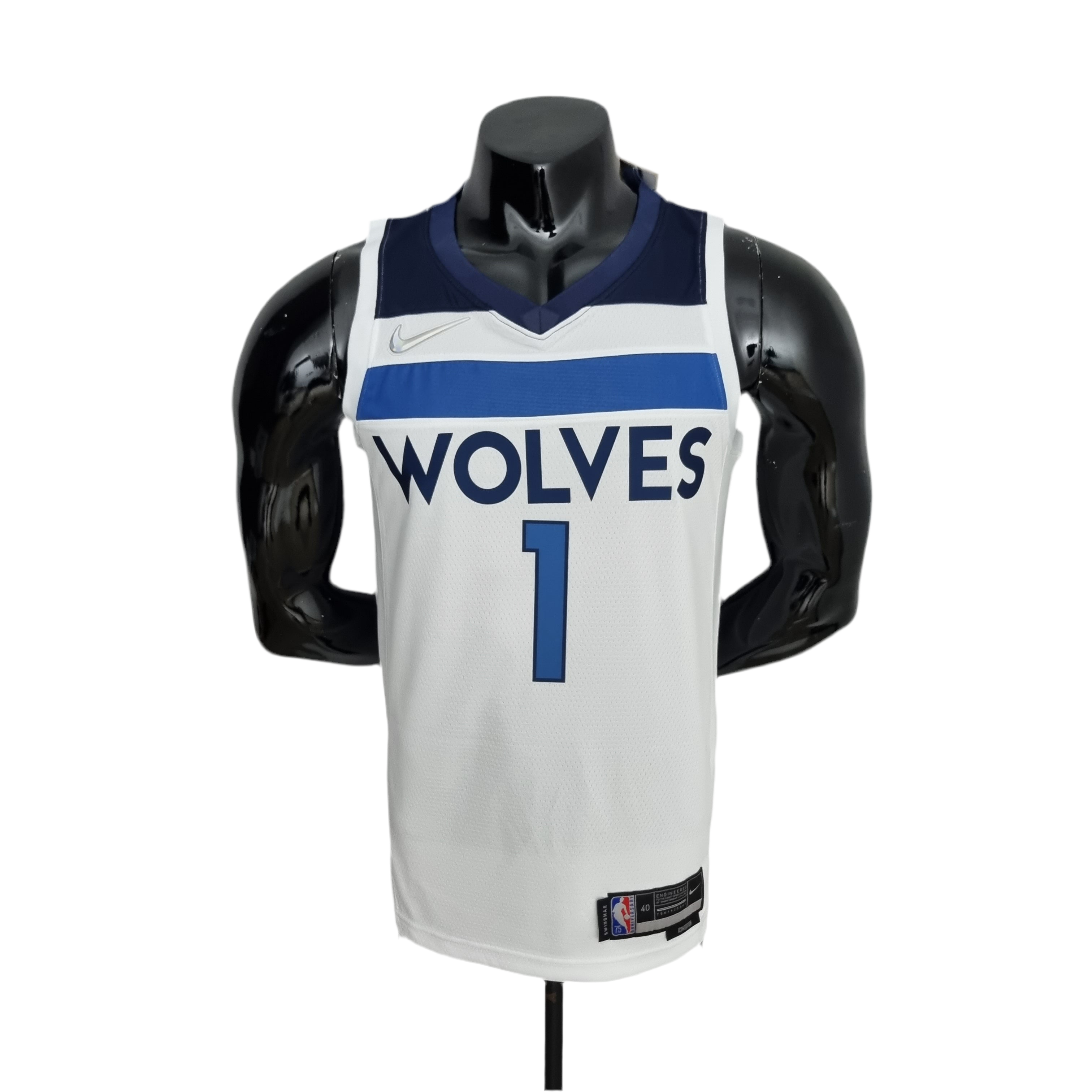 NBA Minnesota Timberwolves 75th Anniversary - White and Blue