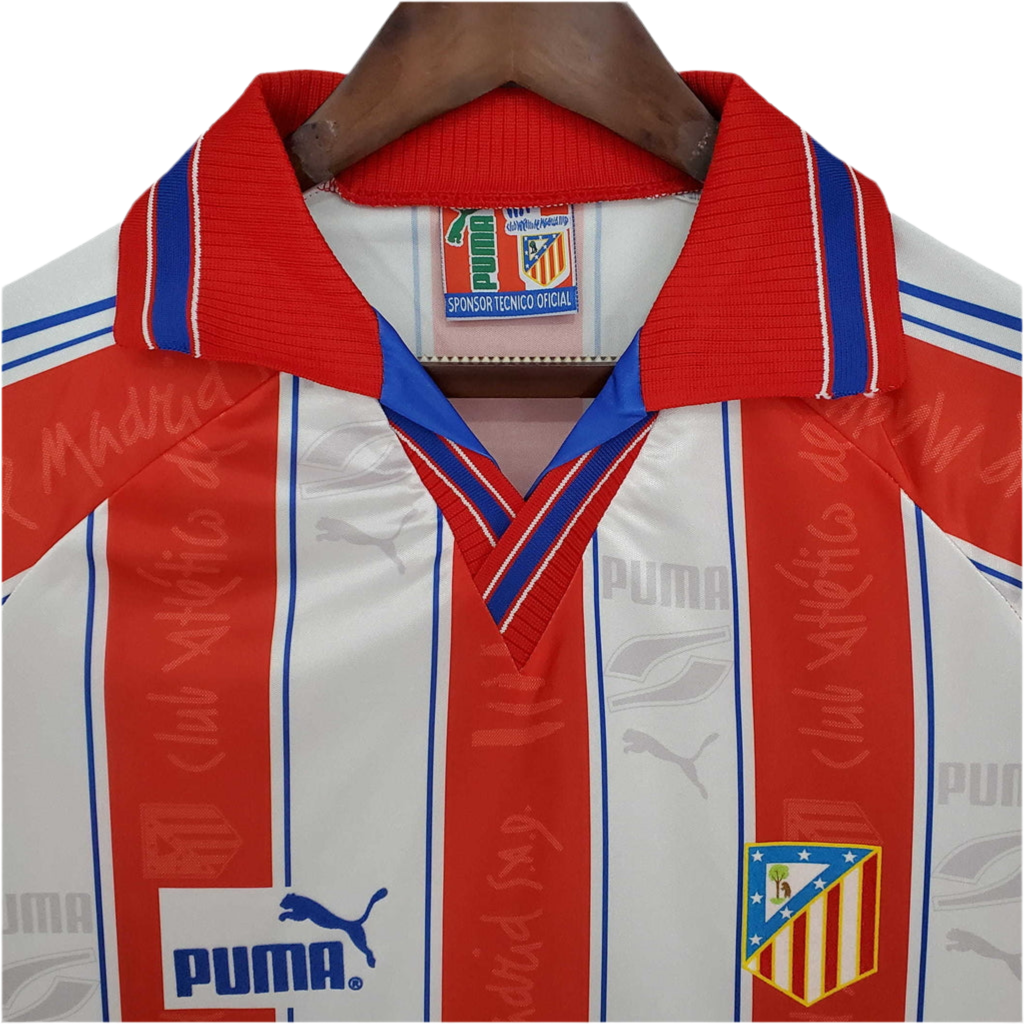 Jersey Atlético de Madrid 1996/1997 White and Red -