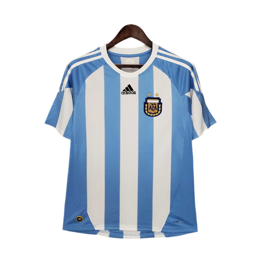 Jersey Argentina Retro 2010 Blue and White