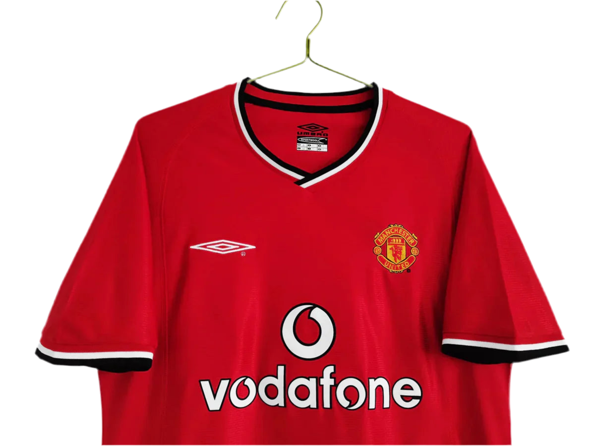 Jersey Manchester United  Retro 2000/02 - Red