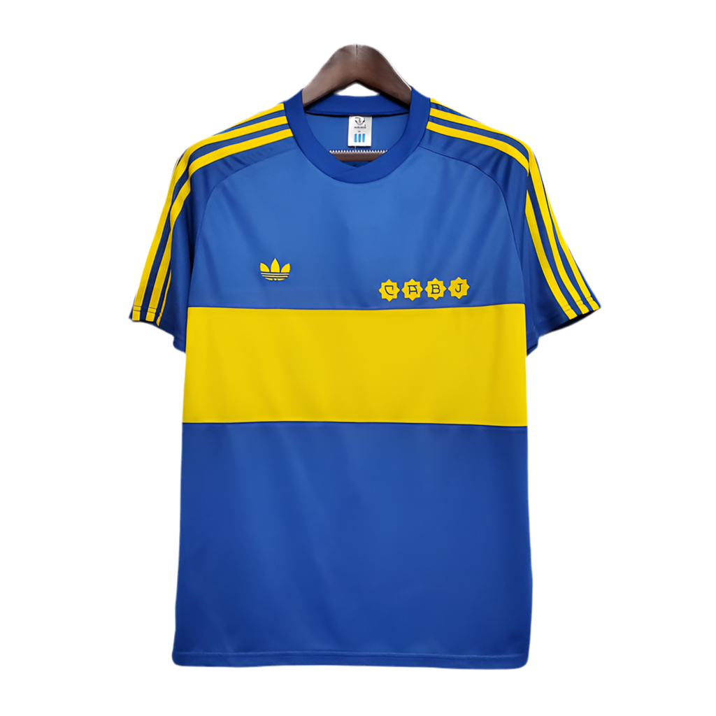 Jersey Boca Juniors Retro 1981 Blue and Yellow
