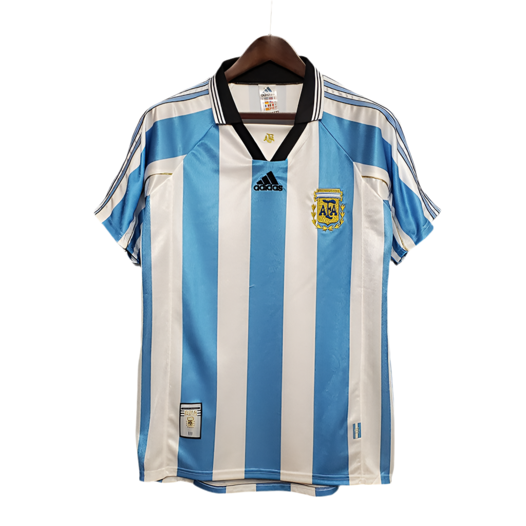 Jersey Selection Argentina Retro 1998 Blue and White