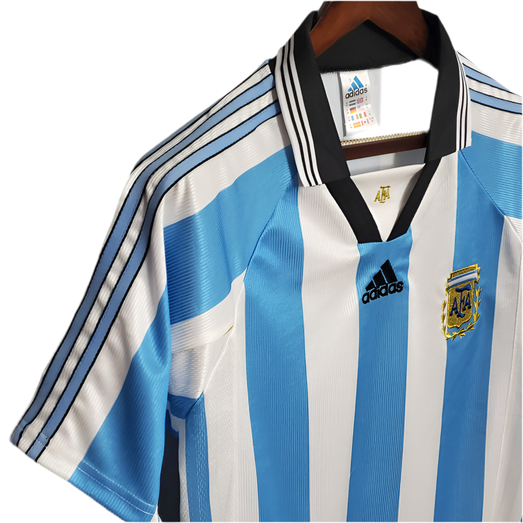 Jersey Selection Argentina Retro 1998 Blue and White