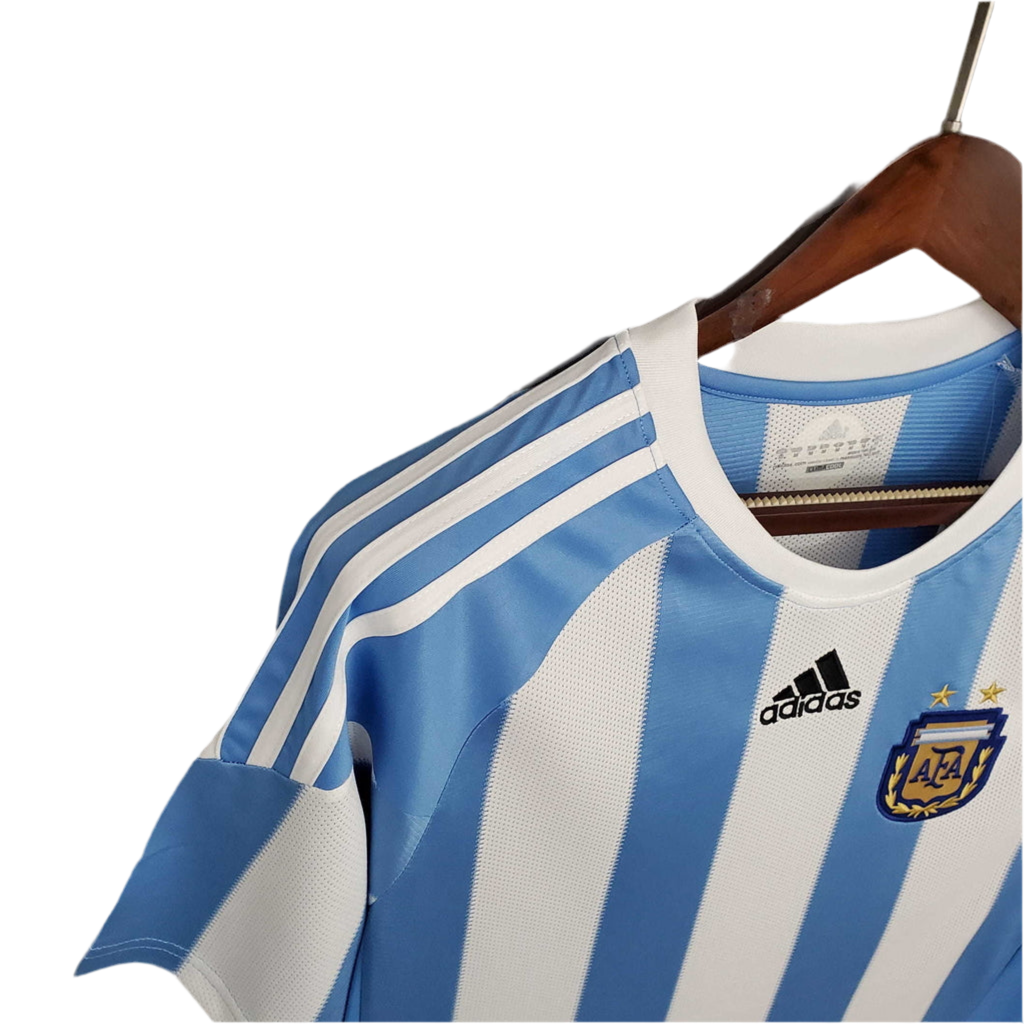 Jersey Argentina Retro 2010 Blue and White