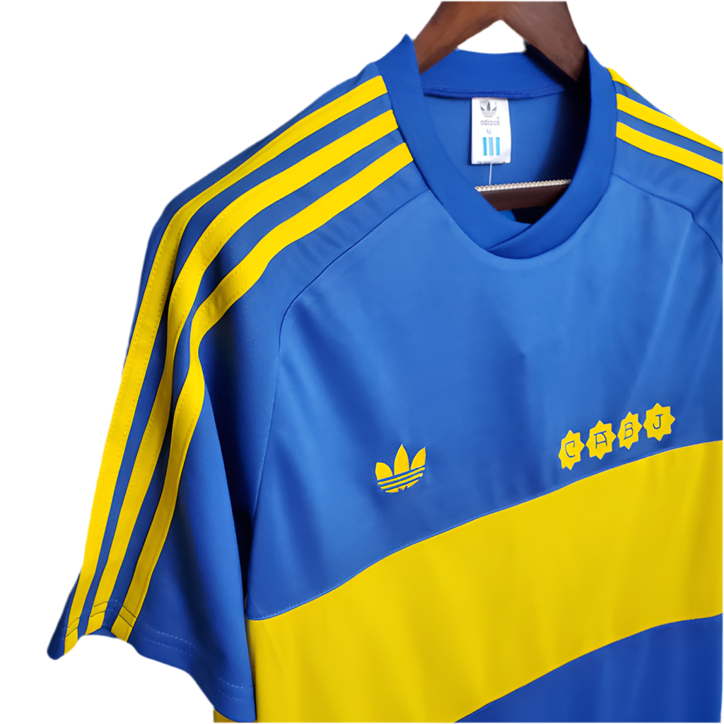 Jersey Boca Juniors Retro 1981 Blue and Yellow