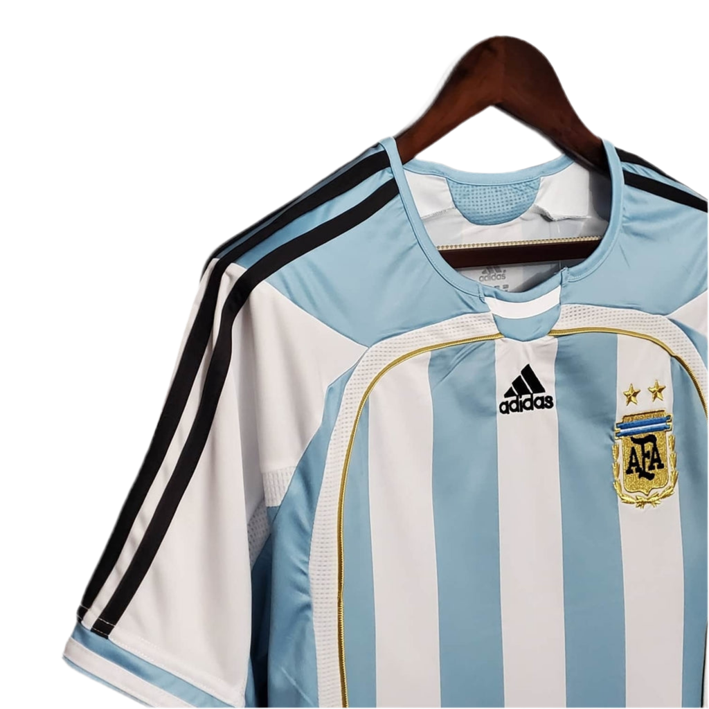 Jersey Selection Argentina Retro 2006 Blue and White