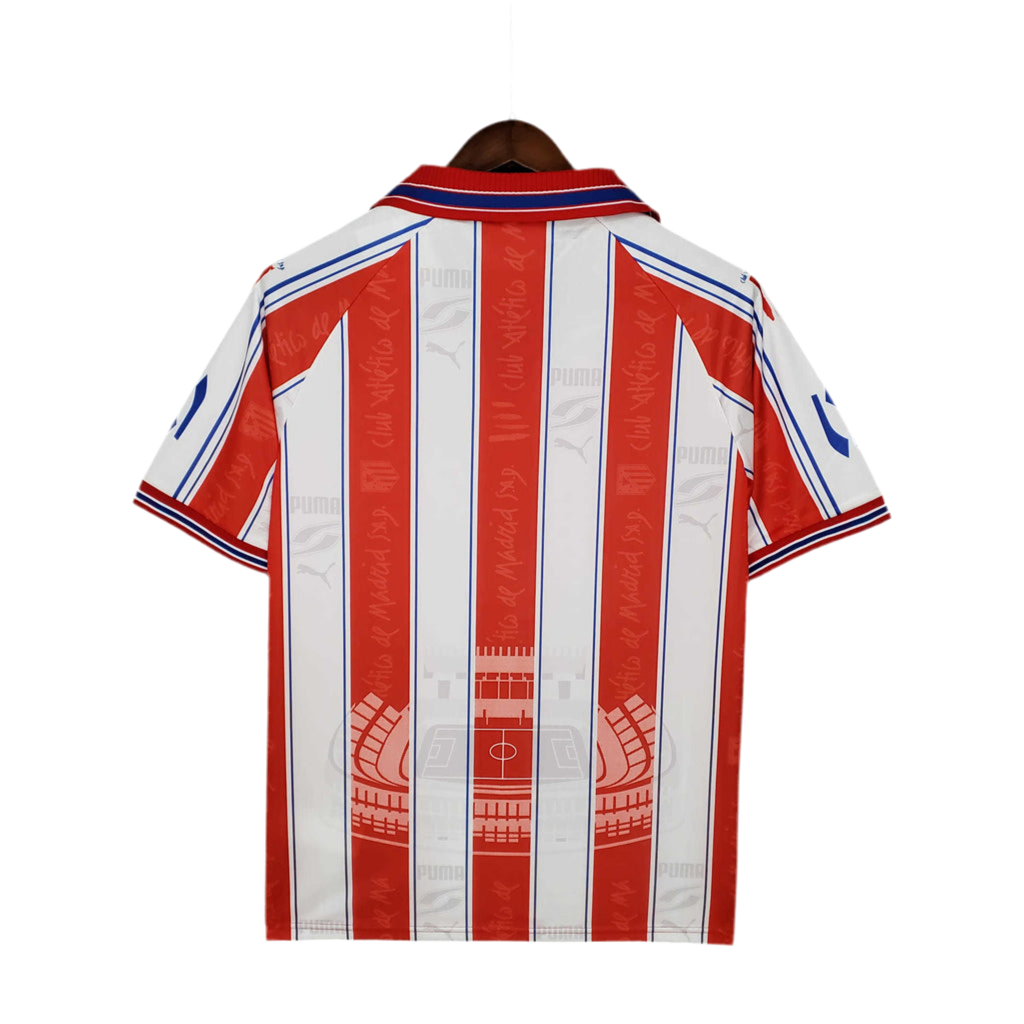 Jersey Atlético de Madrid 1996/1997 White and Red -
