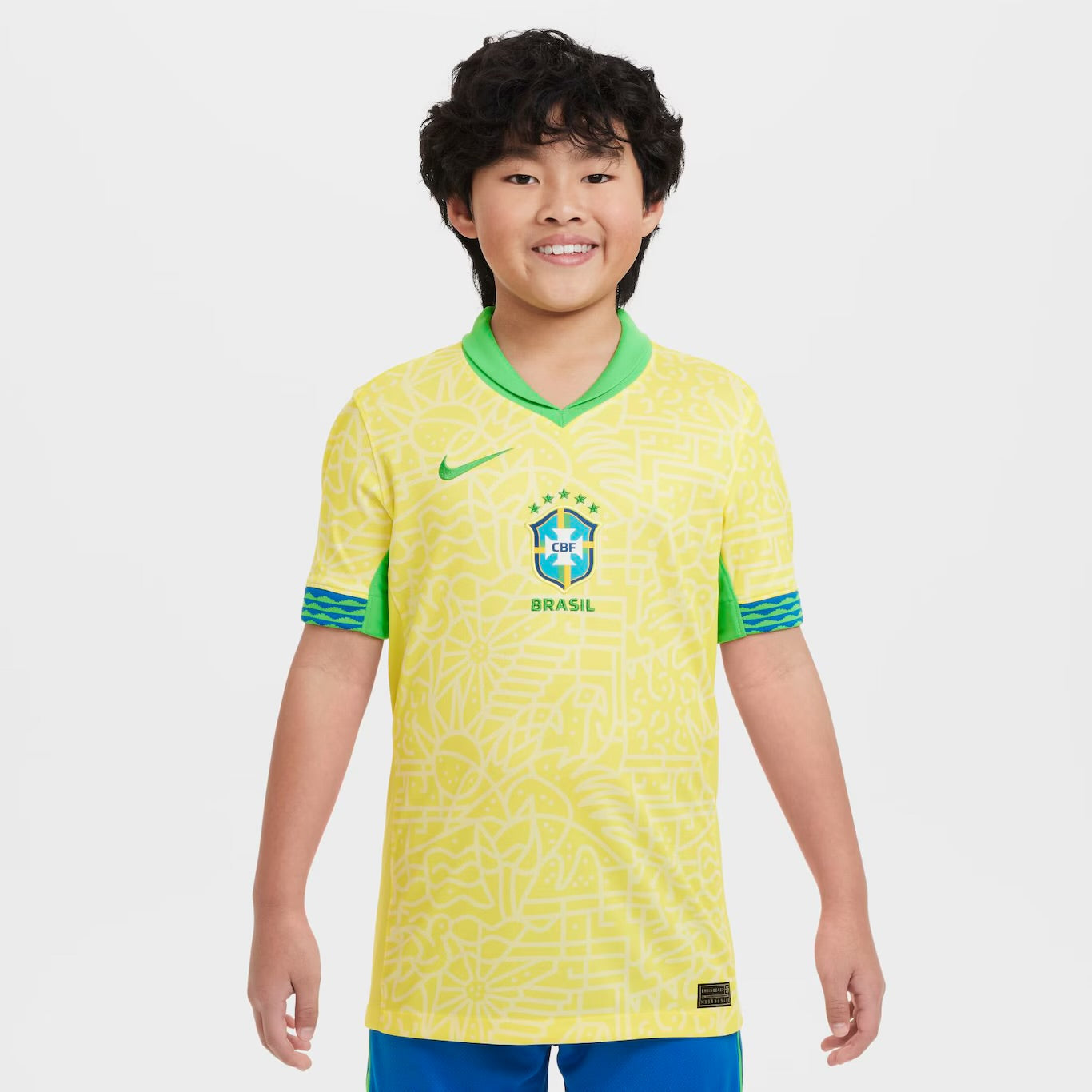 Kids Kit Brazil 24/25 - Yellow and Blue