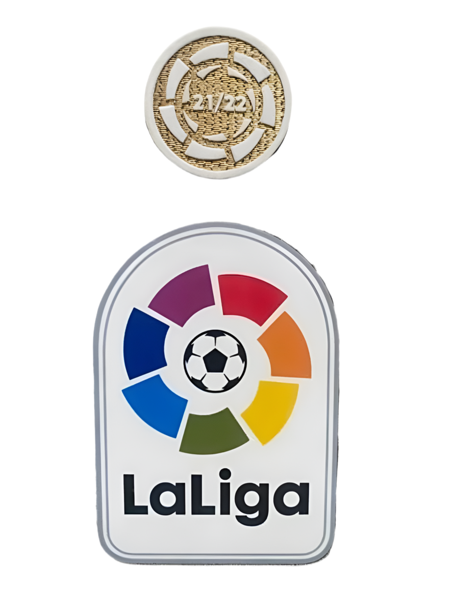 Set de patch do campeão Bagde, Campeão Espanha La Liga Real Madrid - 2021/2022