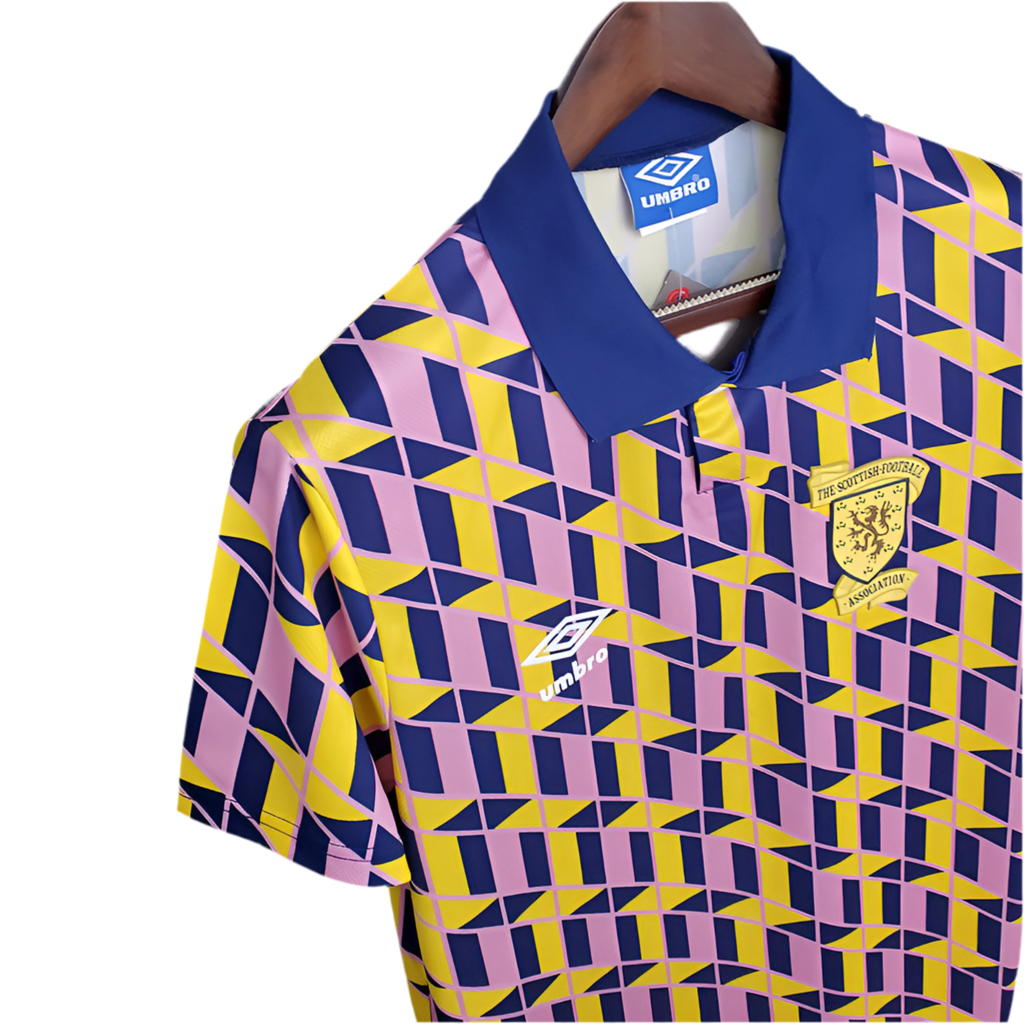 Jersey Escócia Retro 1988/1989 Yellow