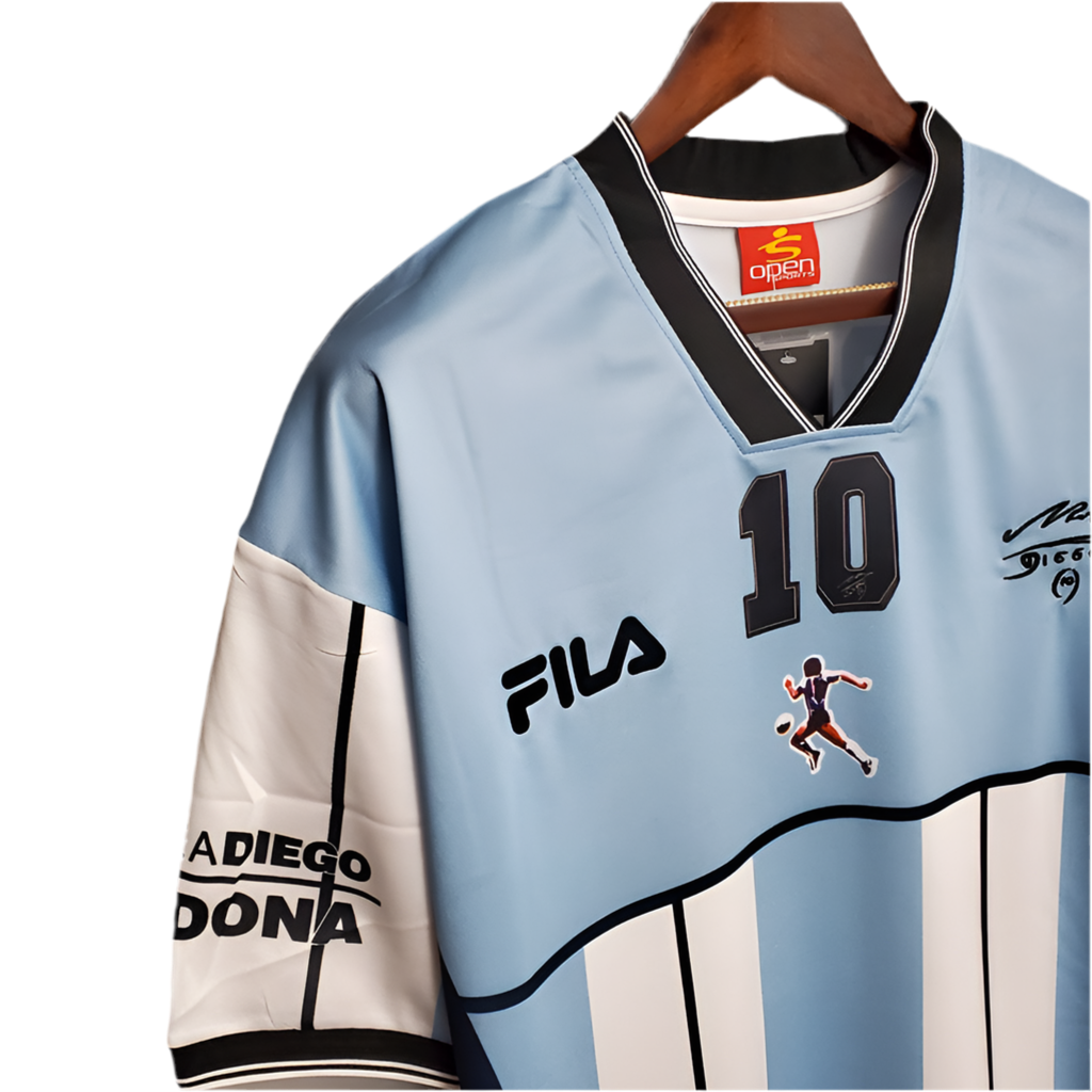 Jersey Selection Argentina Retro 2001 Blue and White
