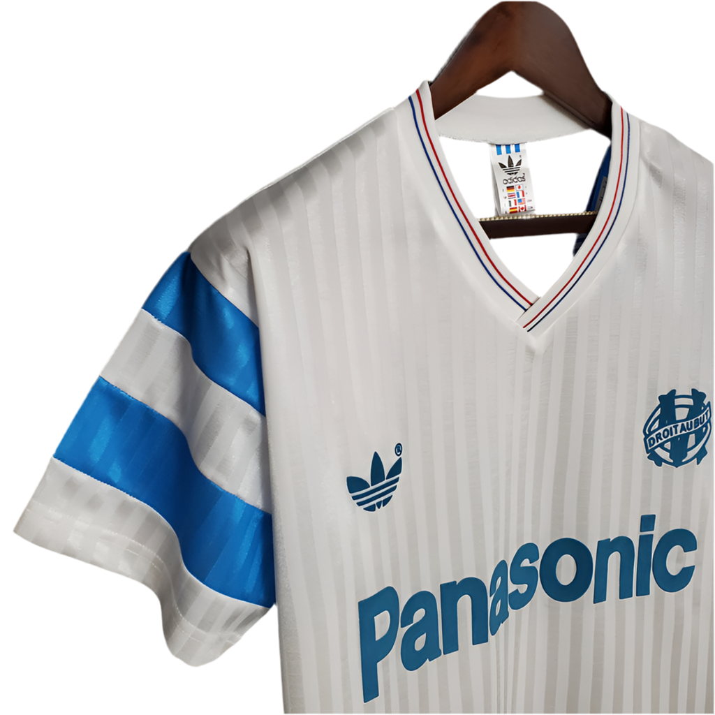 Jersey Marseille Retro 1990 White -