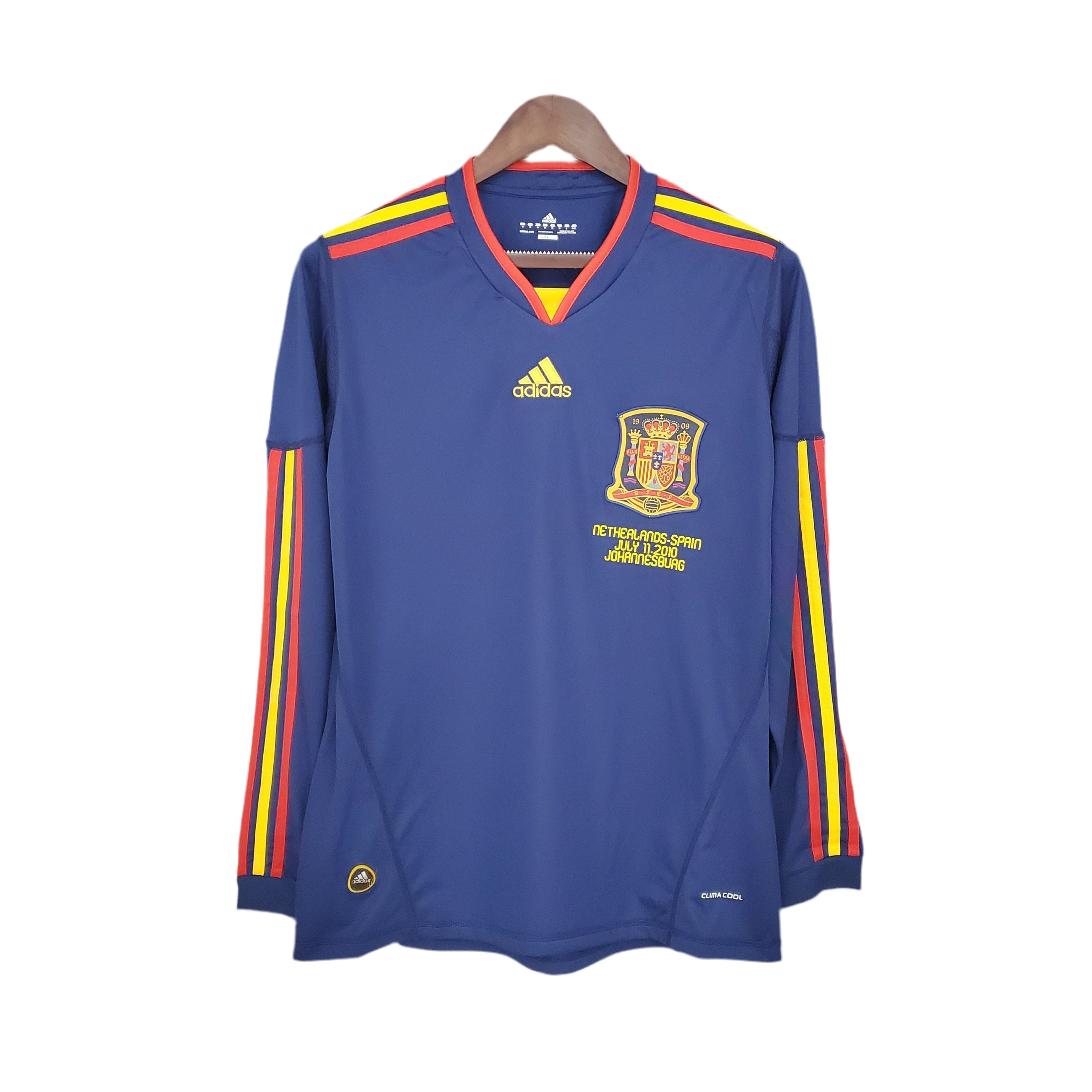 Jersey Long Sleeve Selection Espanha II 2010 - Blue