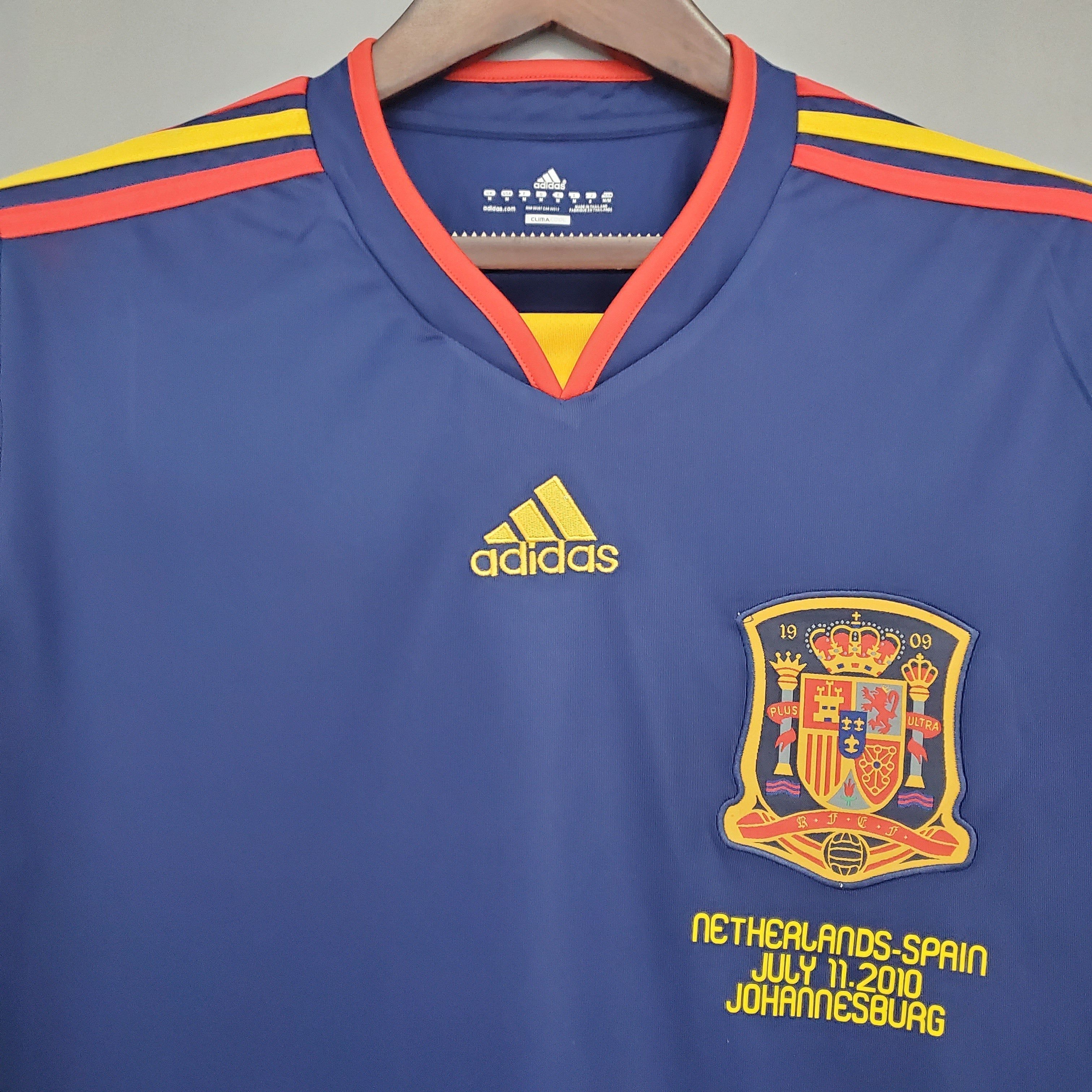 Jersey Long Sleeve Selection Espanha II 2010 - Blue