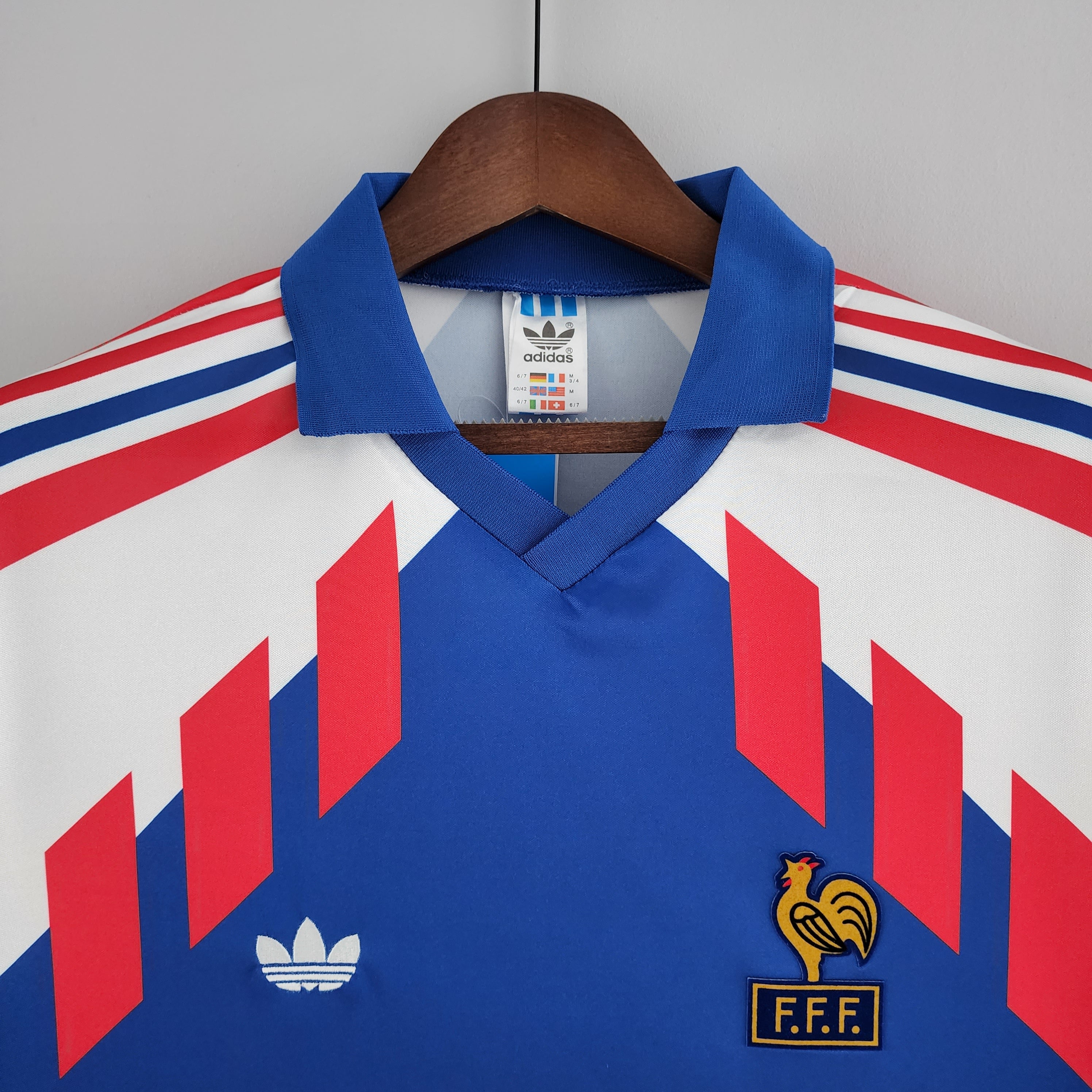 Jersey Long Sleeve Selection France 88/90 - Blue