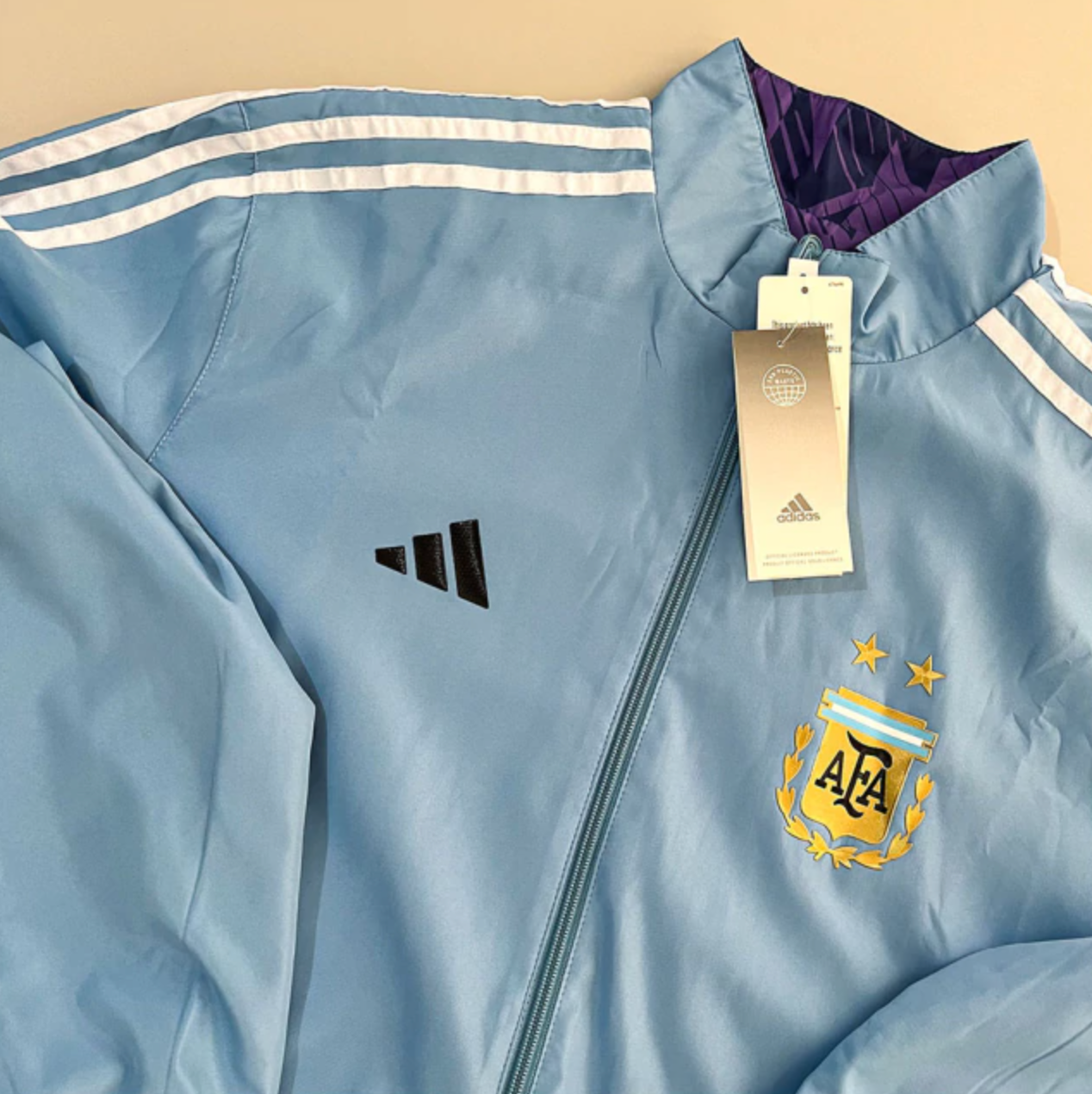 Windbreaker Argentina 22/23 - Blue and Pink