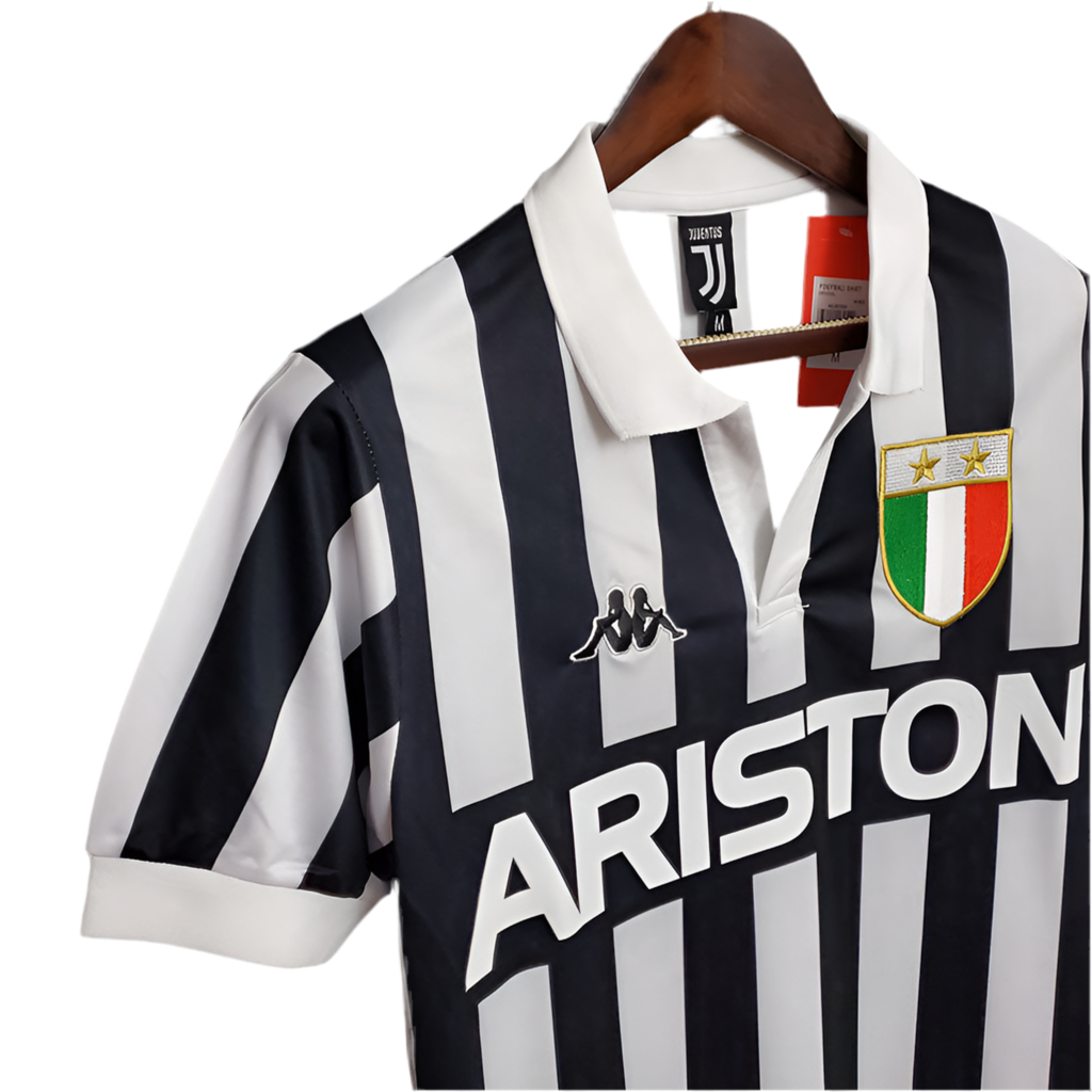Jersey Juventus Retrô 1984/1985 - Black and White