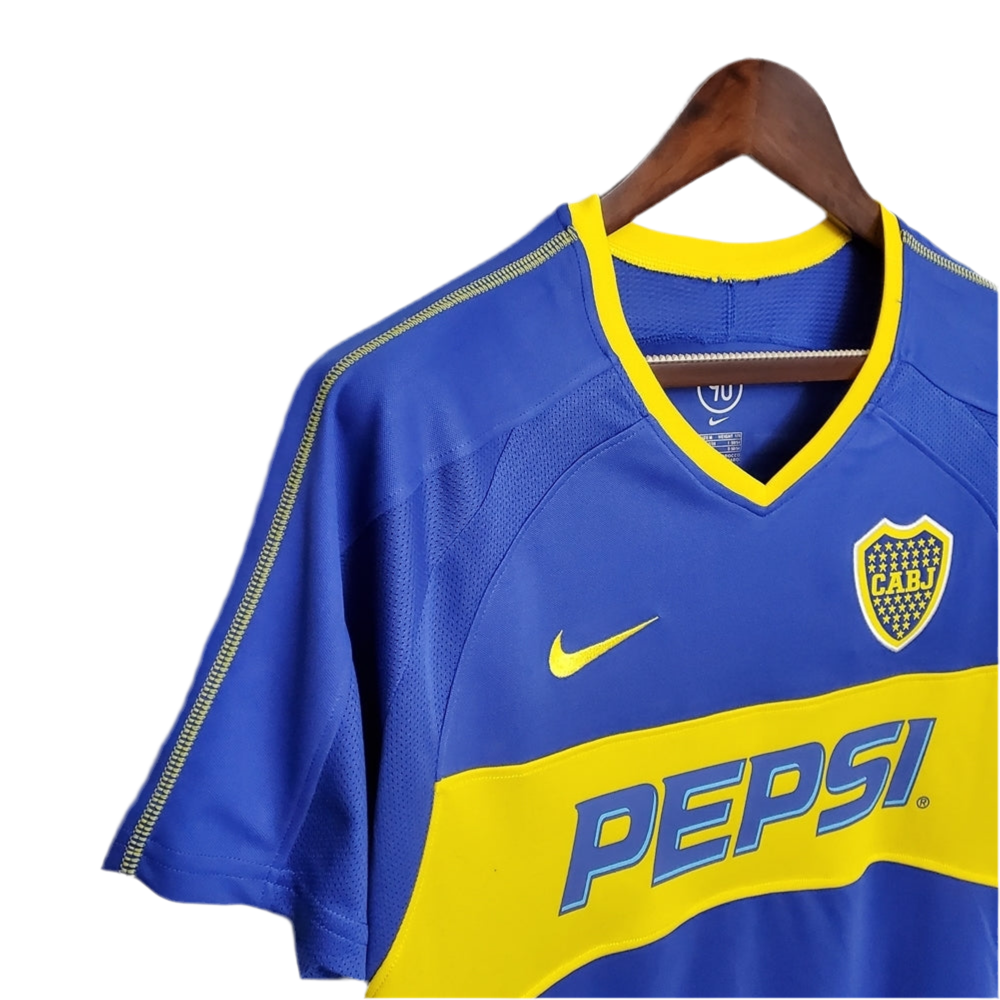 Jersey Boca Juniors 03/04 Blue and Yellow