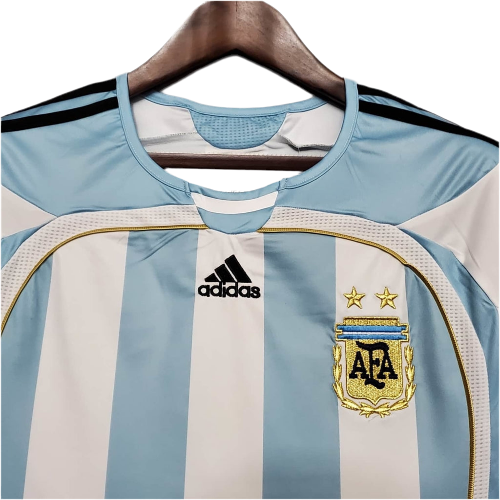 Jersey Selection Argentina Retro 2006 Blue and White