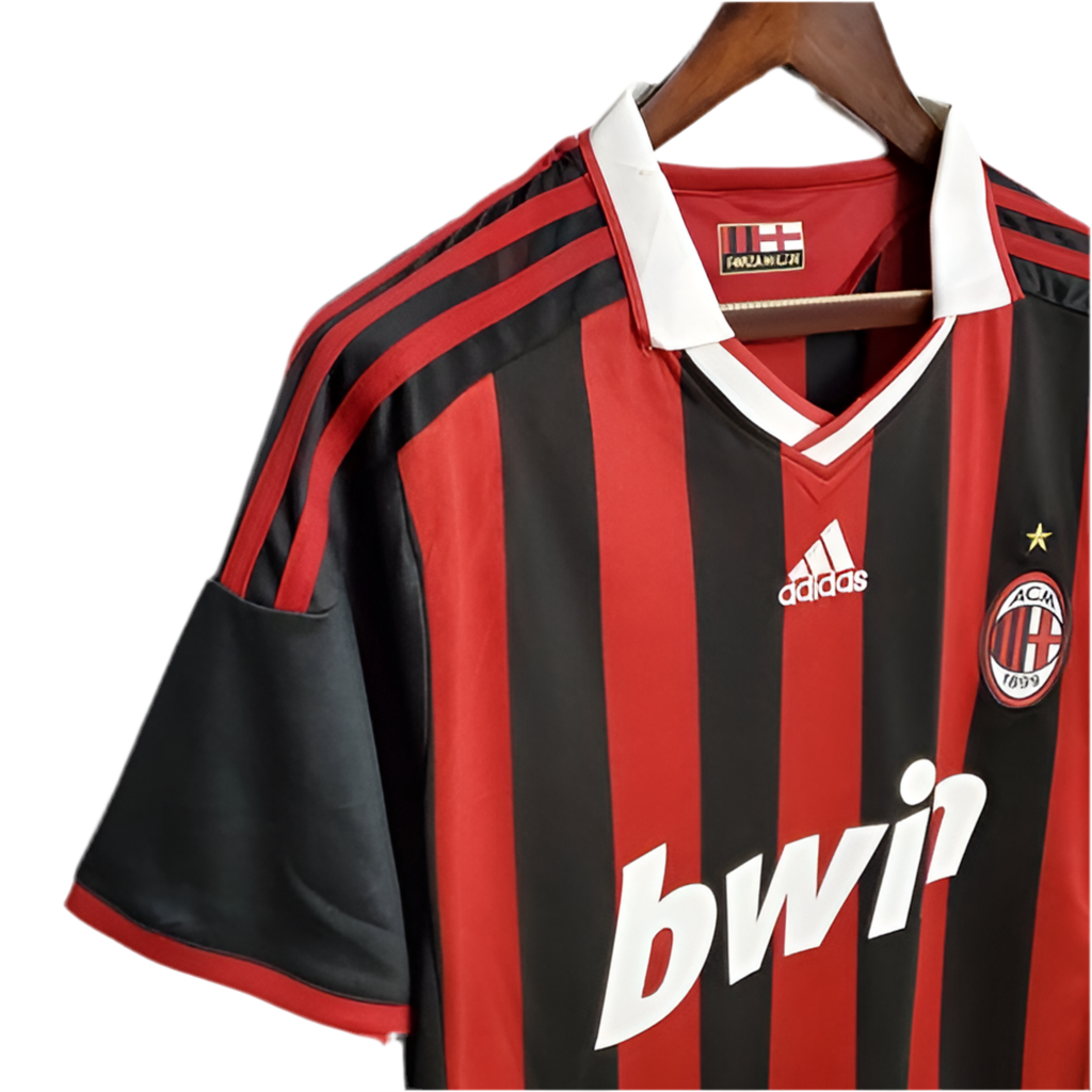 Jersey AC Milan Retro 09/10 - Red and Black