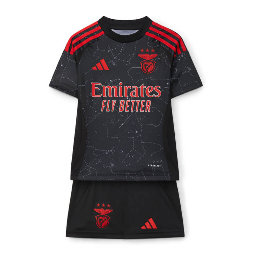 Kids Kit Benfica II 24/25 - Red and Black