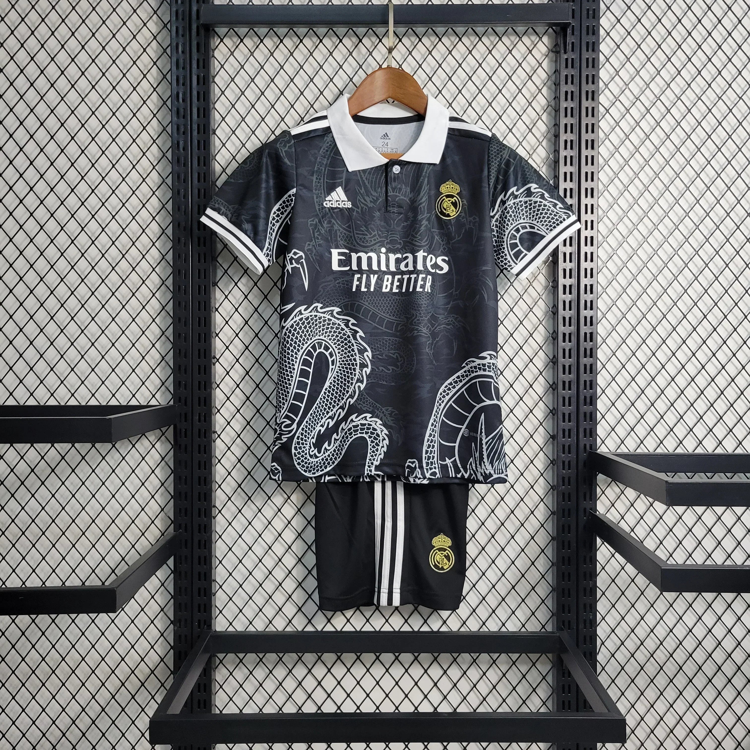 Kids Kit Real Madrid Edition Dragão 23/24 - Black