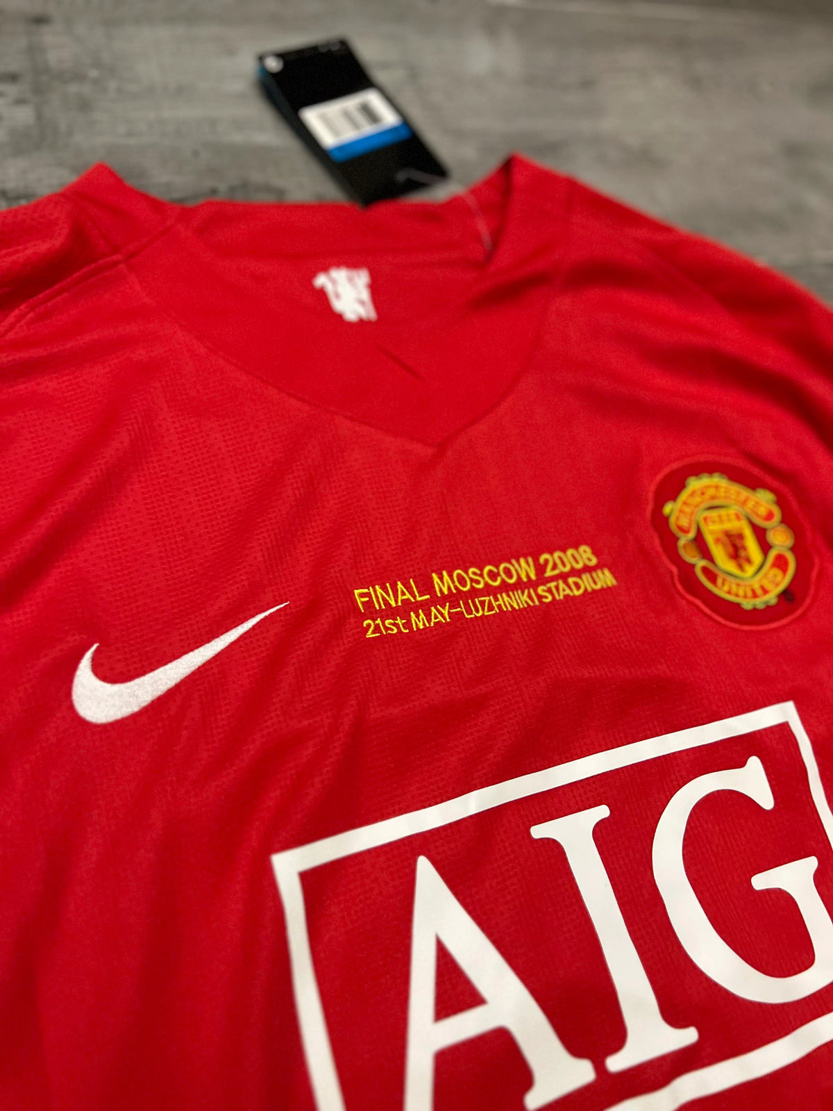 Jersey Long Sleeve Manchester United 2007/2008 - Red