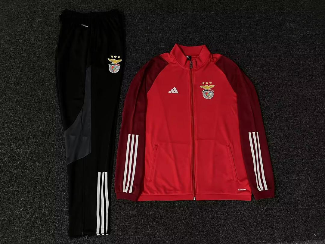 Tracksuit Benfica 23/24 Red - Com zíper