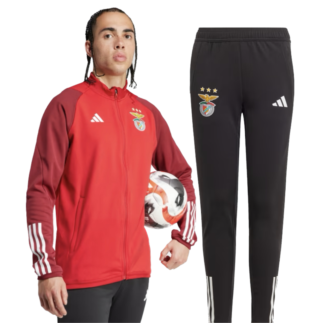 Tracksuit Benfica 23/24 Red - Com zíper