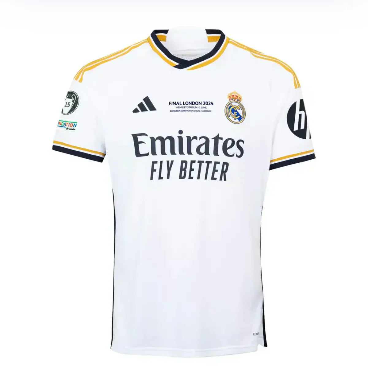 Jersey Real Madrid I 23/24 - Campeão Champions - Patch UCL + CWC