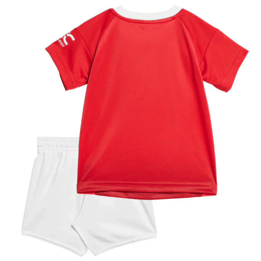 Kids Kit Manchester United I 24/25 - Red and White