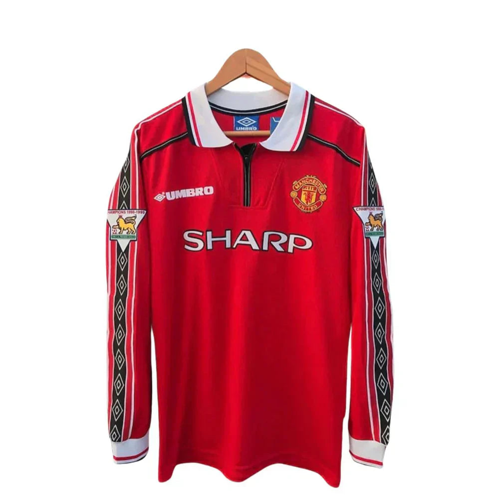 Jersey Long Sleeve Manchester United 98/99 - Red