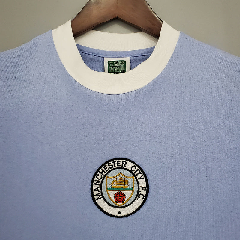 Jersey Manchester City Retro 1972 - Blue