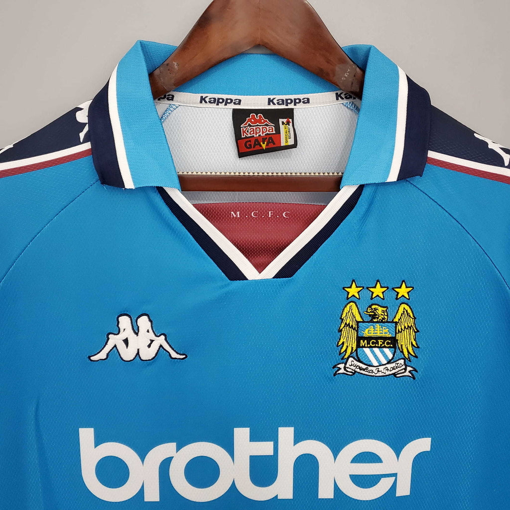 Jersey Manchester City Retro 1997/1998 - Blue