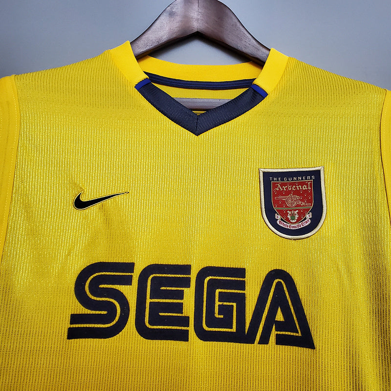Jersey Arsenal Retro 1999/2000 - Yellow