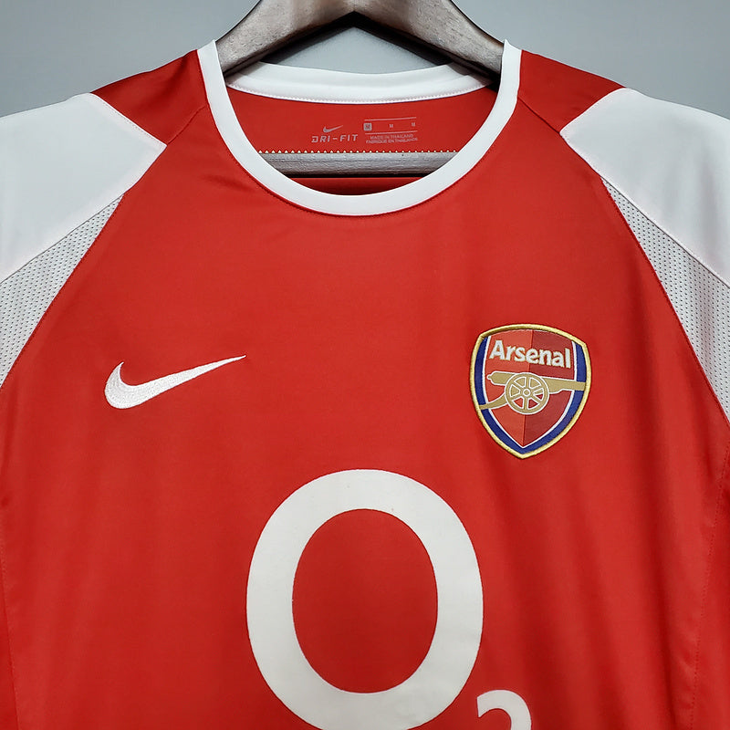 Jersey Arsenal Retro 2002/2004 - Red