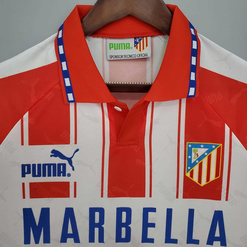 Jersey Atlético de Madrid Retro 1994/1995 - White and Red