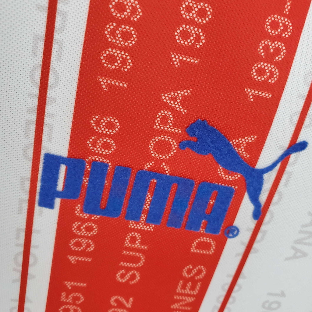 Jersey Atlético de Madrid Retro 1995/1996 - White and Red