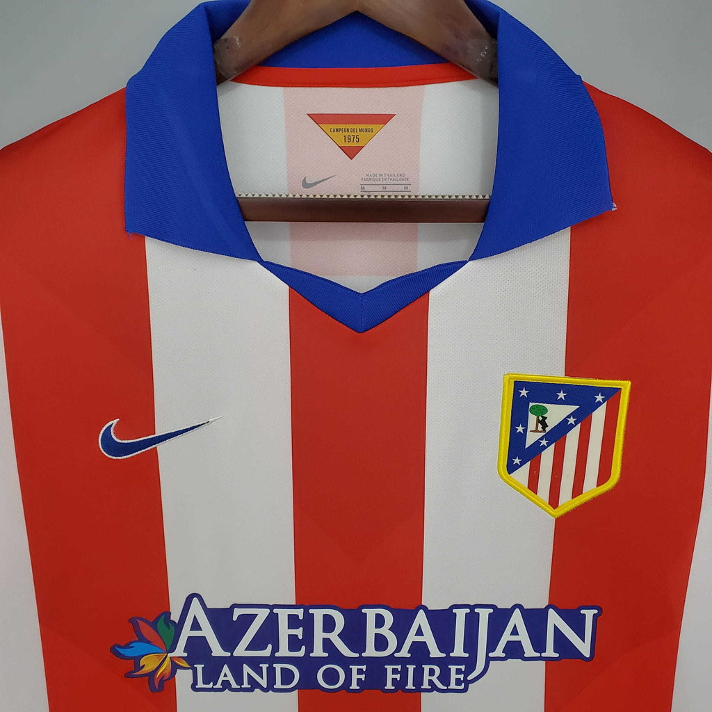 Jersey Atlético de Madrid Retro 2014/2015 -  White and Red