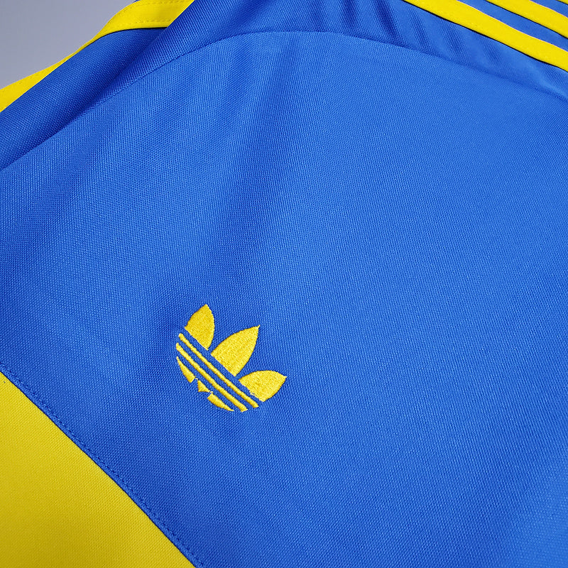 Jersey Boca Juniors Retro 1981 Blue and Yellow