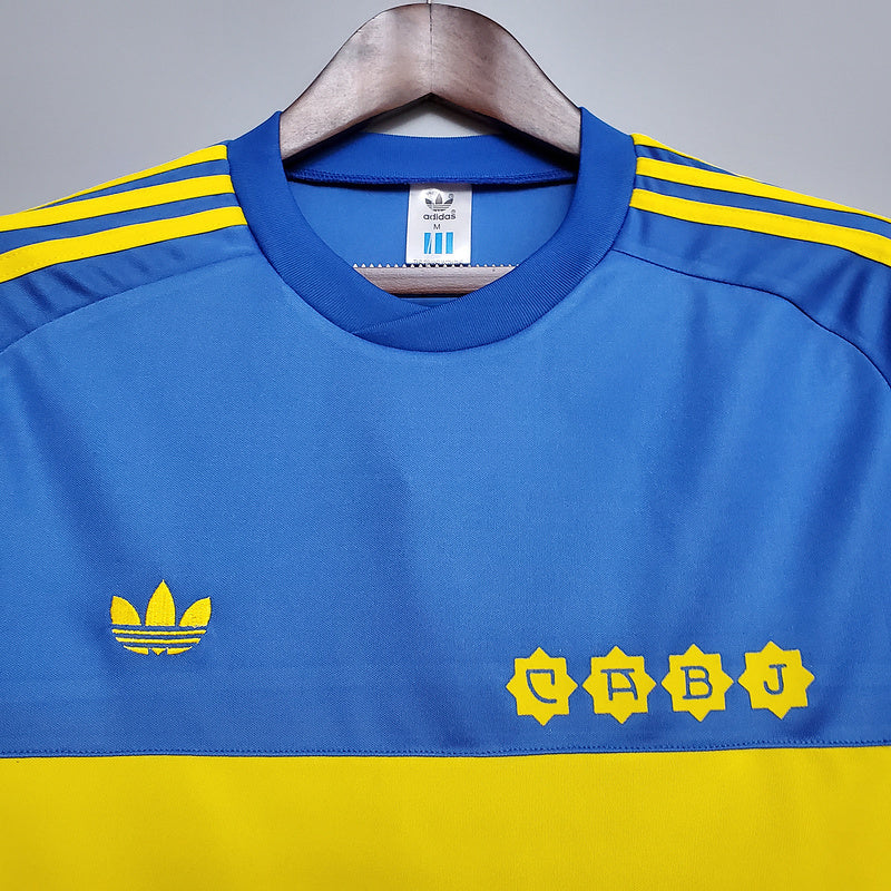 Jersey Boca Juniors Retro 1981 Blue and Yellow