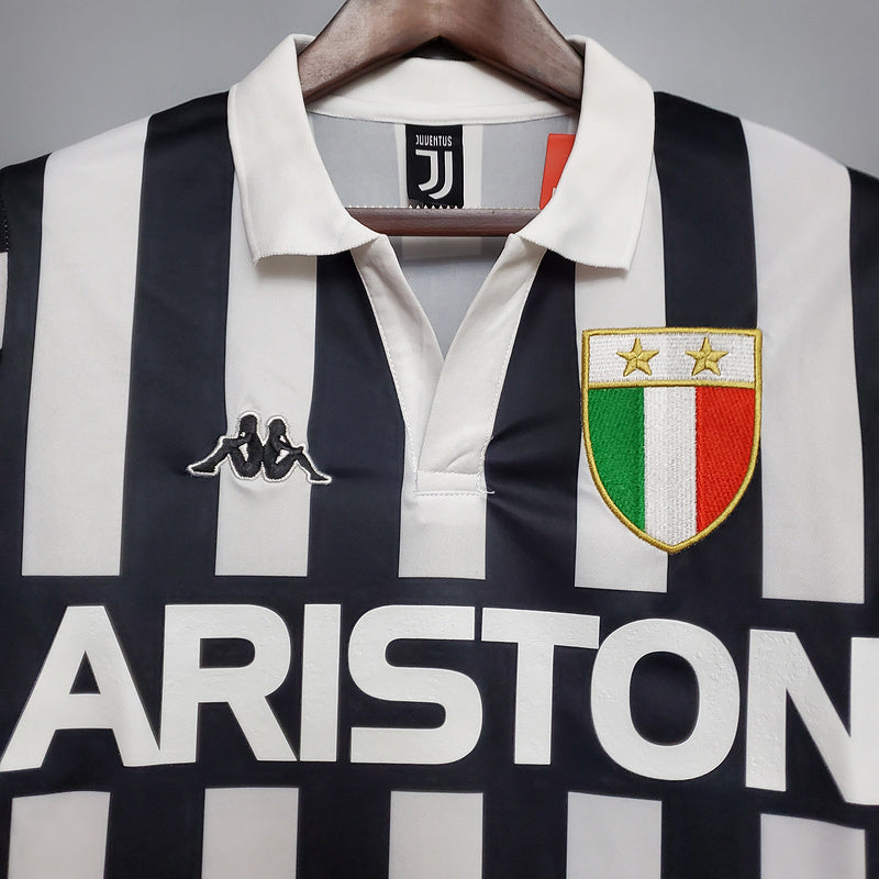Jersey Juventus Retrô 1984/1985 - Black and White