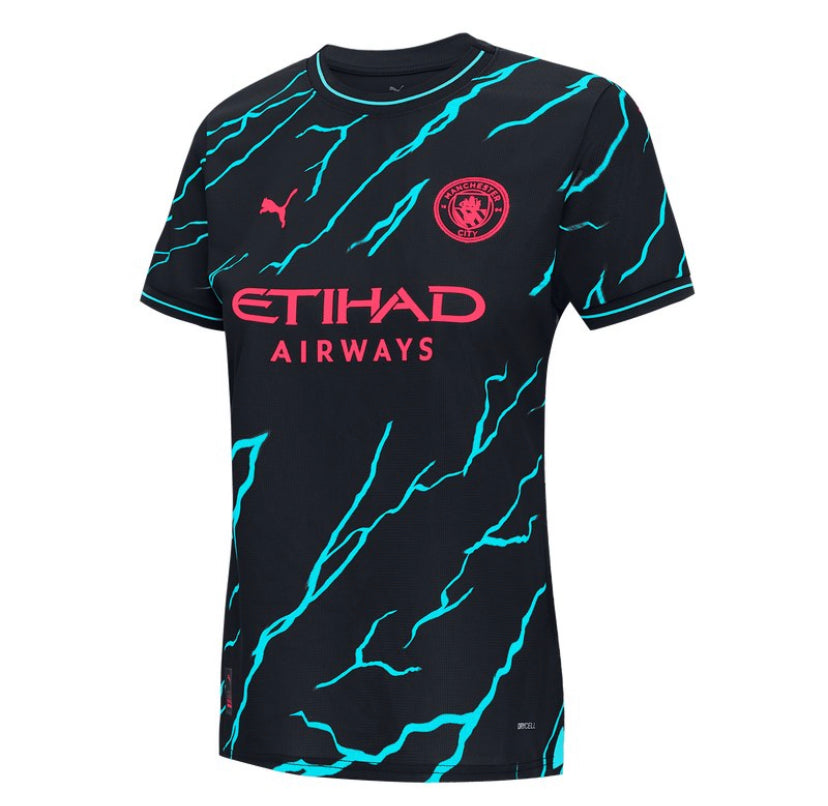 Women´s Shirt Manchester City III 23/24 - Black