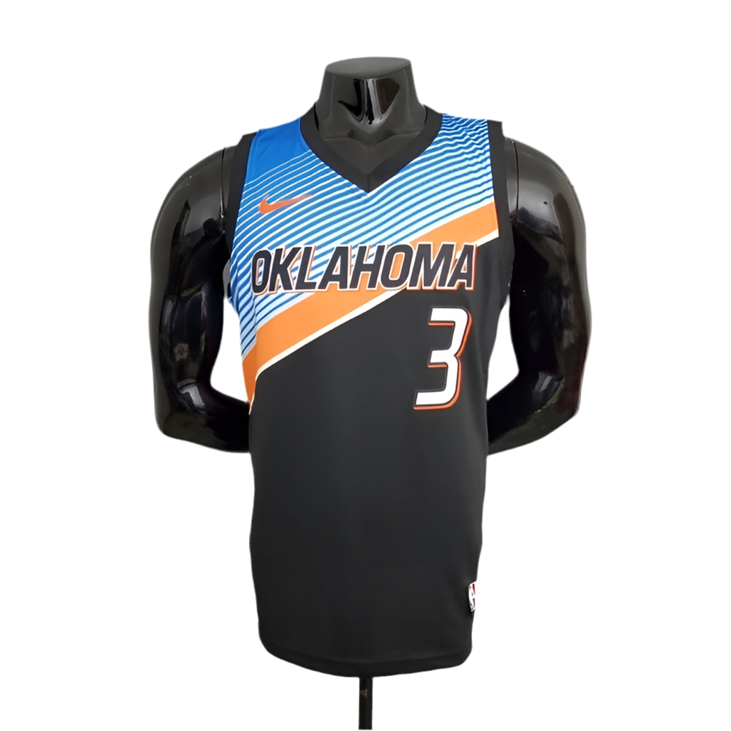 Regata NBA Oklahoma City Thunder Masculina - Black