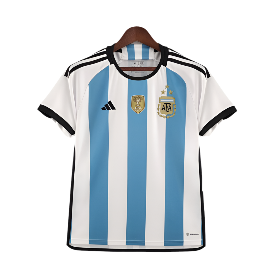 Jersey Selection da Argentina I [Patch Copa do Mundo] 2022 - Blue and White