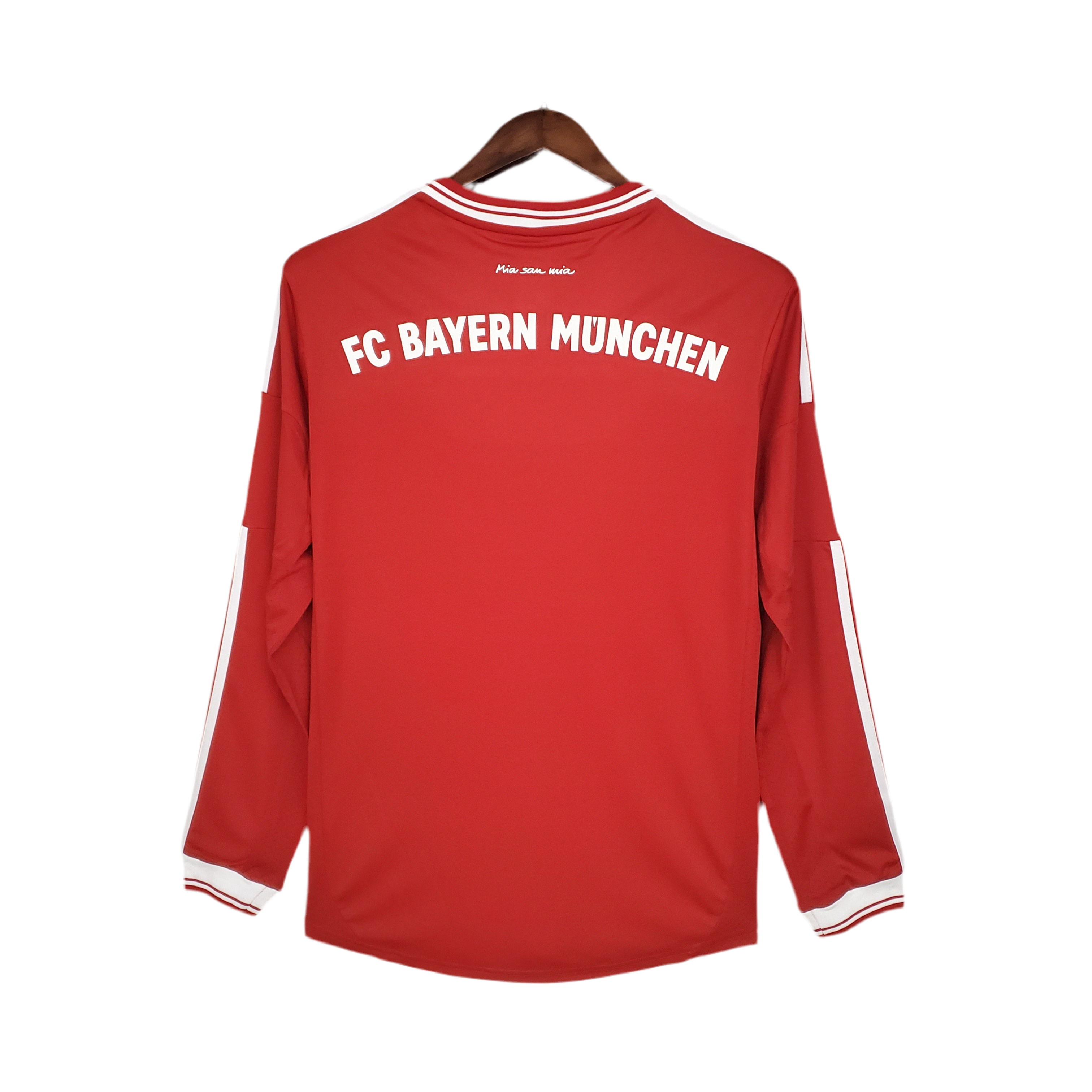 Jersey Long Sleeve Bayern de Munique Champions League 2013/14 - Red