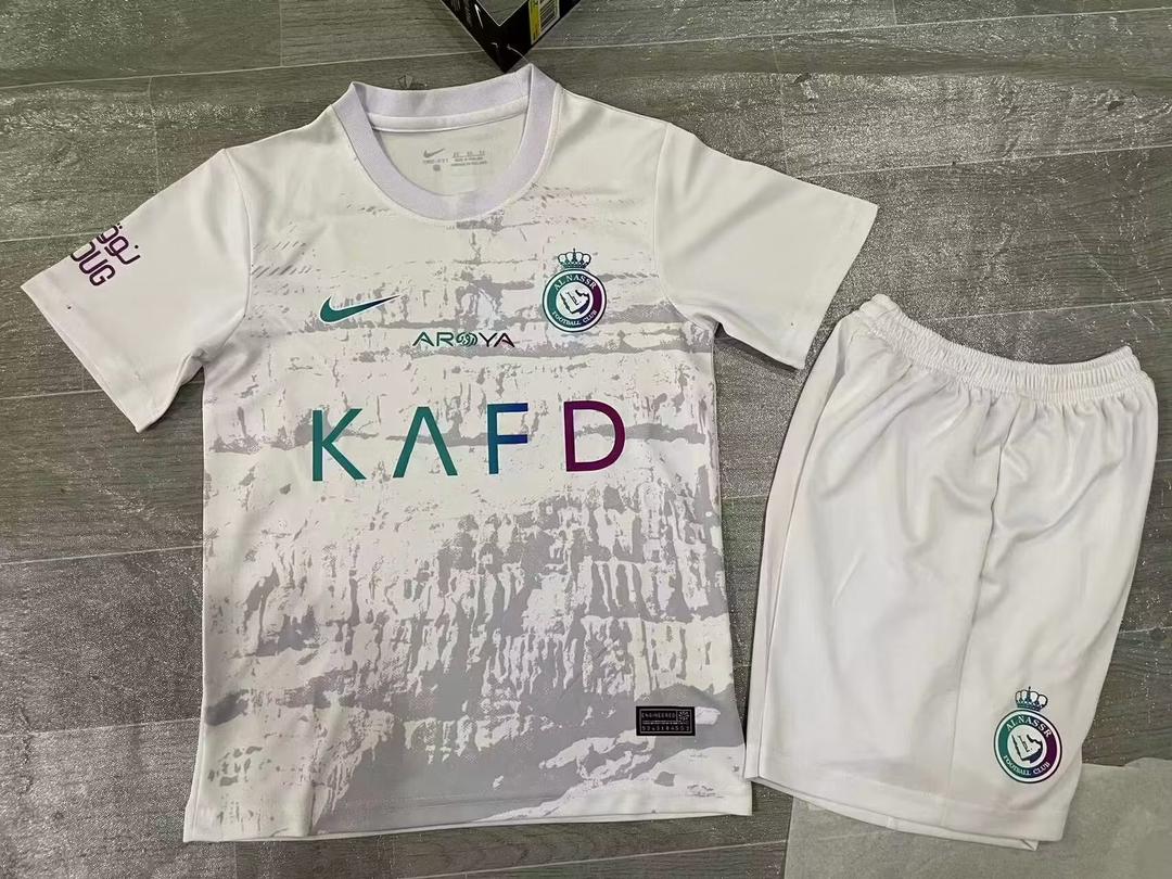 Kids Kit Al-Nassr III 23/24 - White