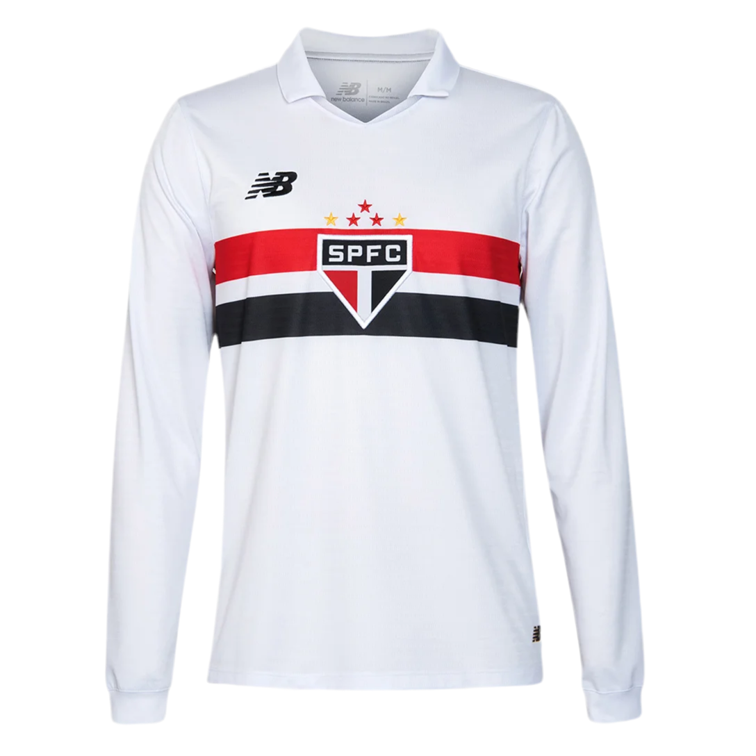 Jersey Long Sleeve São Paulo I 24/25 - White