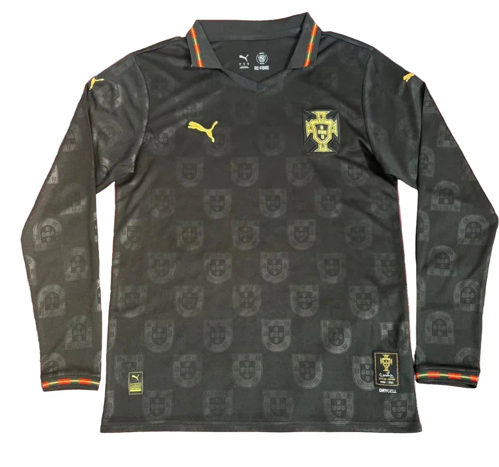 Jersey Long Sleeve Portugal - Black Panther Special Edition - 25/26
